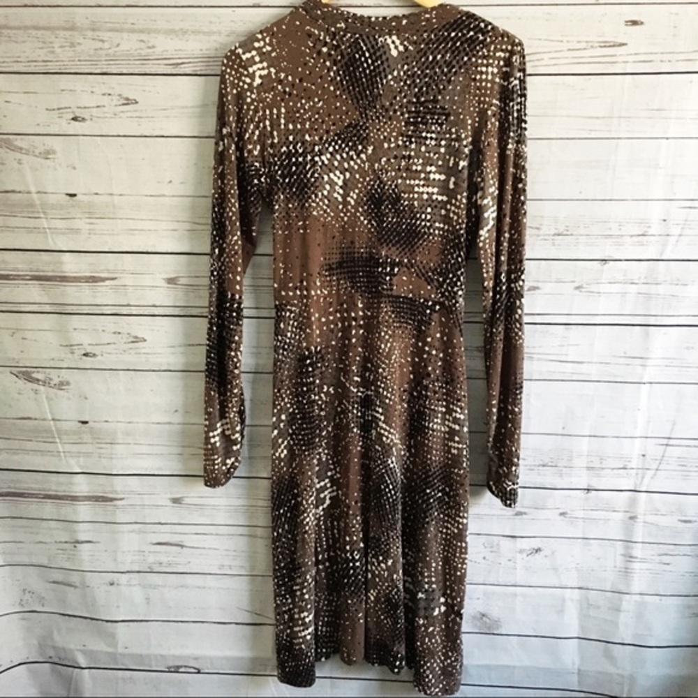 CAbi Jersey Knit Long Sleeve Faux Wrap Dress (M)​​​​​​ - Picture 5 of 5